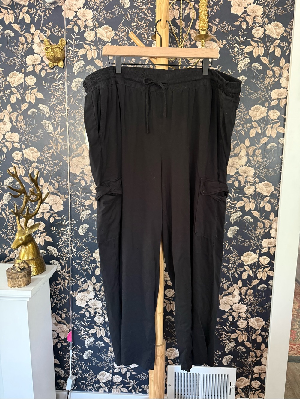 torrid Black Cargo Track Joggers